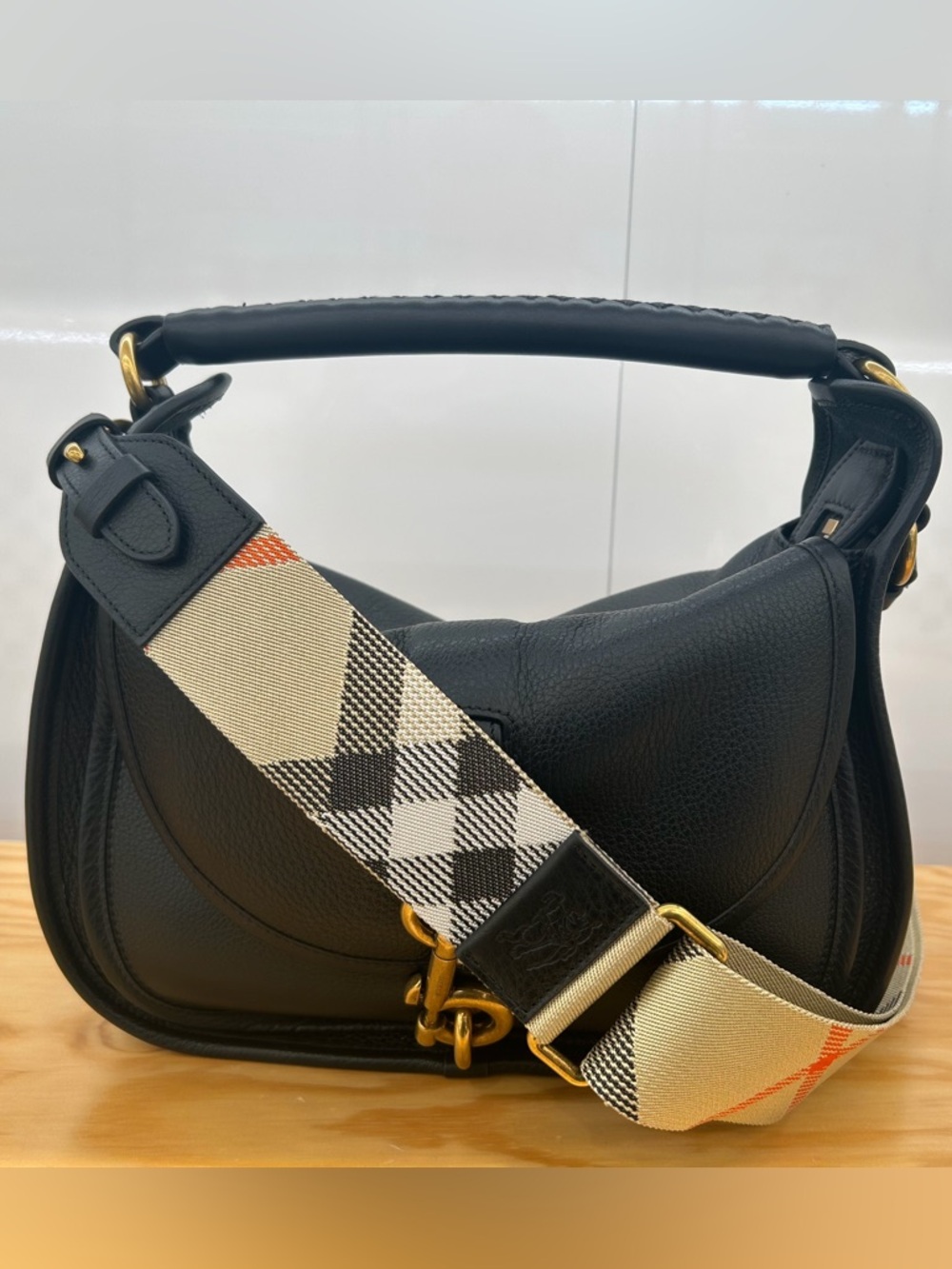 Burberry Small Bclip crossbody bag new with tags